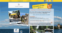 Desktop Screenshot of camping-lac-leman-mathieu.com